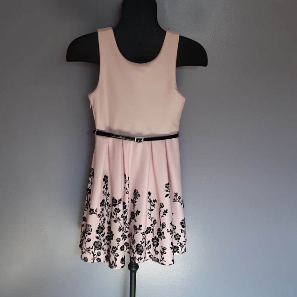 Pink Flowered Dress
